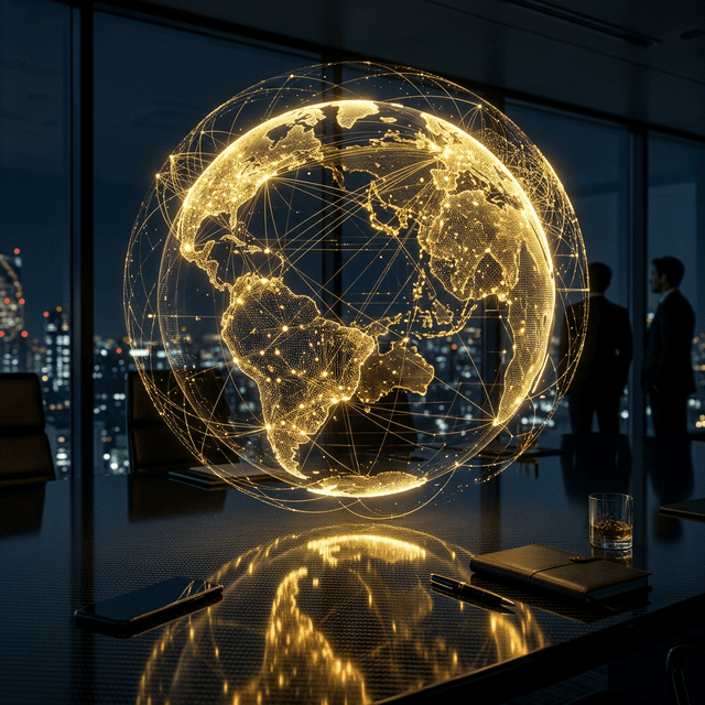 Hyper-realistic 3D Holographic Globe